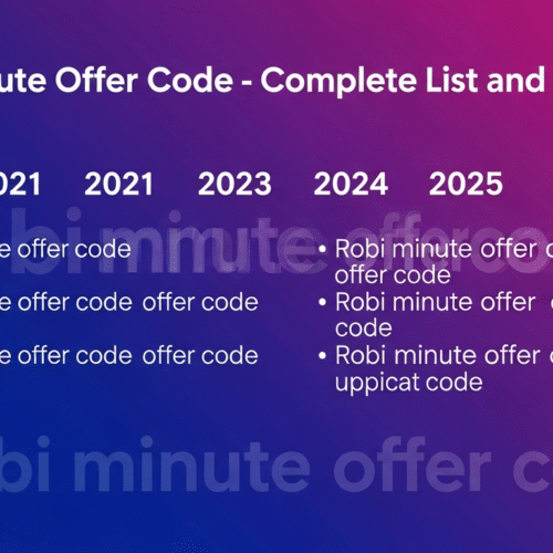 robi minute offer code