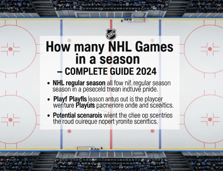 how many nhl games in a season