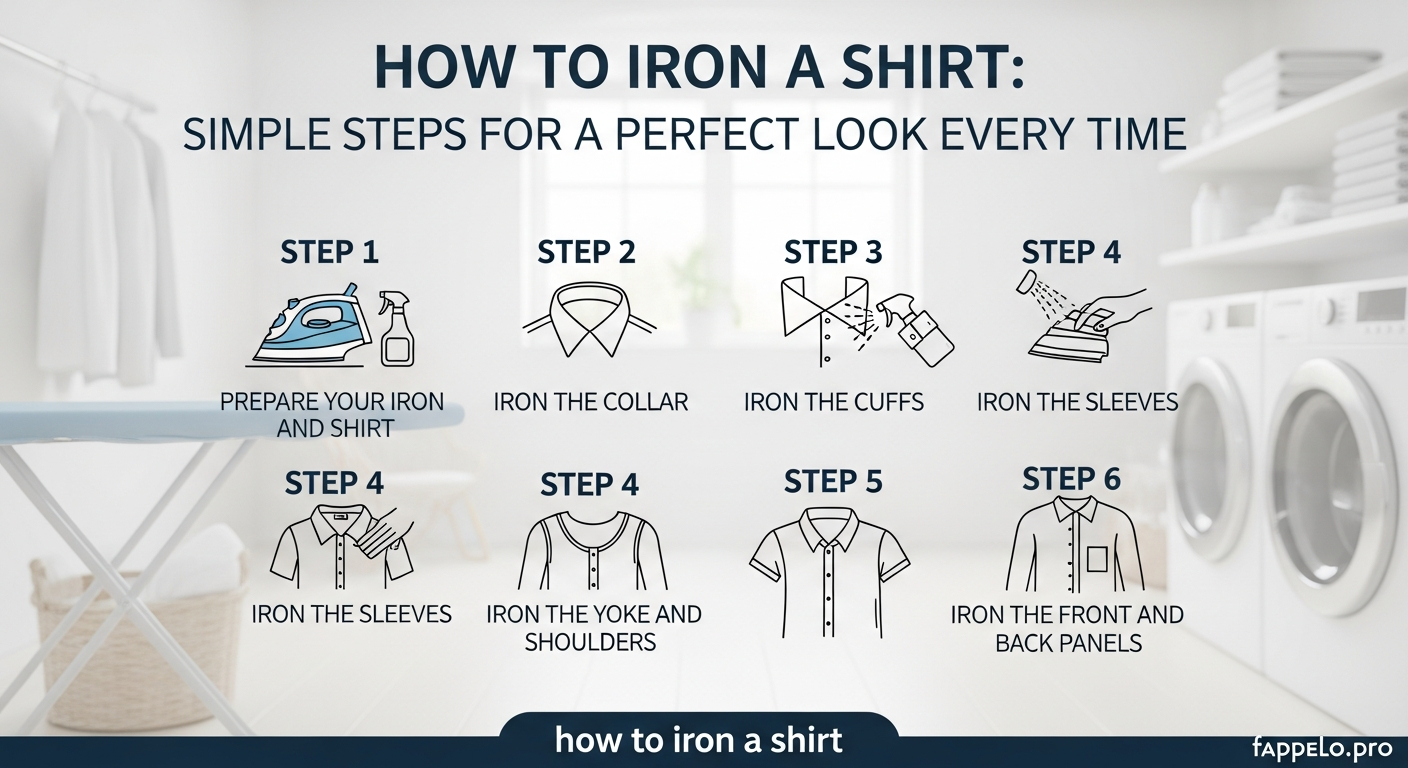 how to iron a shirt​